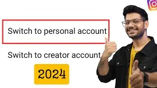 How To Switch Back To Personal Account On Instagram | Switch back to Personal Account 2024