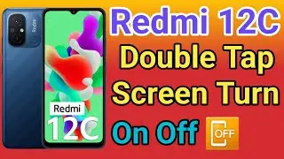 Redmi 12C Double Tap On Off Screen Kaise Kare | How To Double Tap To Screen Lock in Redmi 12C