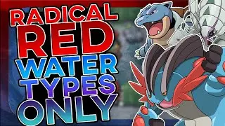 Beating Pokemon Radical Red With Only Water Types! (HARD ROM HACK)