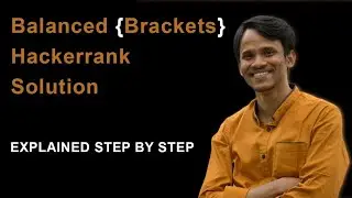 Balanced Brackets HackerRank Solution