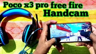 Poco x3 pro free fire handcam gameplay || poco x3 pro free fire gaming test