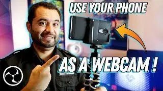 Use your PHONE as a WEBCAM in OBS! // NDI // Tutorial