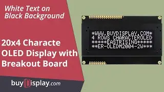 SPI White 20x4 Character OLED Display Module for Arduino,Raspberry Pi