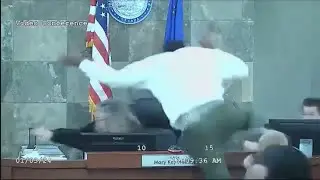 Man attacks a Las Vegas judge during a sentencing hearing