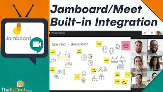 How To Use Jamboard In Google Meet Integration Tutorial