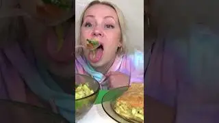 мукбанг овощной салат #mukbang #eatingshow #мукбанг #еда