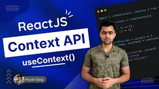 React Context API in One Video | ReactJS | ReactJS Tutorial In Hindi