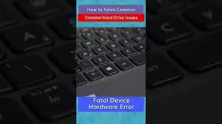 How to solve the fatal device hardware error? #wondershare #harddrive #recoverit #hardware