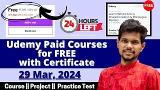 How to get Udemy Courses for FREE in 2024 | Udemy Coupon Code 2024 |  Latest Udemy Coupons🕒