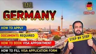 Germany Tourist visa 2024 🇩🇪 | How to Apply Germany visa form online | Step By step