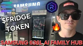 $FRIDGE - SAMSUNG 636L AI FAMILY HUB TOKEN CRYPTO COIN HOW TO BUY FRIDGE MEMECOIN SOLANA RAYDIUM SOL