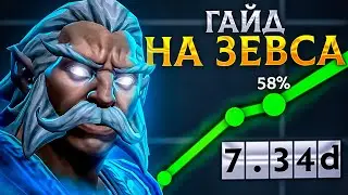 🔥 Гайд на Зевса 🔥 Как играть на Zeus 7.35