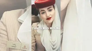 ✈️EMIRATES CABIN CREW Come To Work With Me | Ft Emirates Premium Economy ✈️