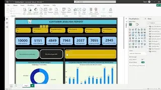 Part 1 - Overview of End to End Banking Report in Power BI | Customer Analysis Report in Power BI