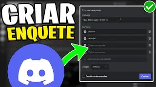 Como CRIAR uma ENQUETE no Discord | Discord Enquete