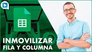 INMOVILIZAR FILA y COLUMNA en hoja de cálculo de Google Drive #EducaTutos