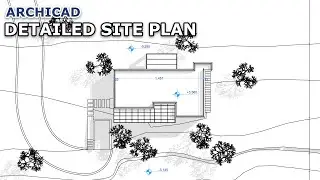 Detailed Site Plan in Archicad - Tutorial