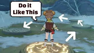How to solve Dragonspine Pressure Plate Puzzle in Genshin Impact