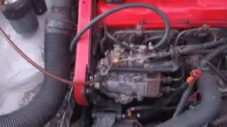 Volkswagen Golf 2 1,6D 1984 rebuild injection pump.