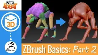 ZBrush Tutorial - BEGINNERS GUIDE PART 2! - Tools & Anatomy