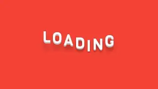 3D Bouncing Loading Animation Using HTML CSS & JavaScript