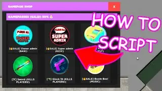 How to Script A Gamepass Shop in ROBLOX Studio