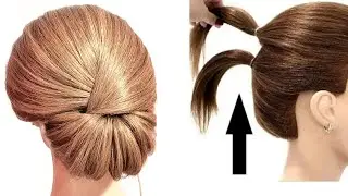 BUN FOR SHORT HAIR IN 5 MINUTES