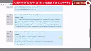 Cisco Introduction to IoT Chapter 4 quiz Answers // Introduction to IoT English 0920 cga