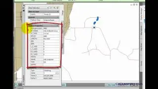 AutoCAD Map 3D 2012 Tutorial - Edit Feature Attributes