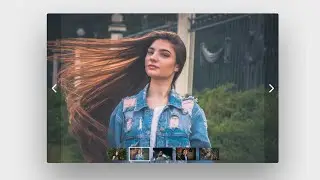 Create Animated Image Slider using HTML, CSS & JavaScript | Image Slider with Thumbnail