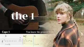 the 1 - Taylor Swift - Fingerstyle Guitar TAB Tutorial