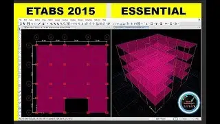 After Seismic,Dead and Live Load,Do Run Analysis with the Help of ANIMATION In ETABS 2015