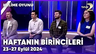 Kelime Oyunu 23-27 Eylül Haftası Birincileri | Özel Kolaj