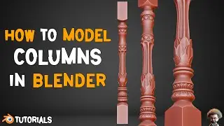 How To Model Columns in Blender