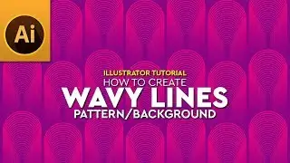 How to Create Vector Wavy Lines Background in Adobe Illustrator