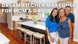 Transforming My Parents' Kitchen: Watch the Stunning Makeover!