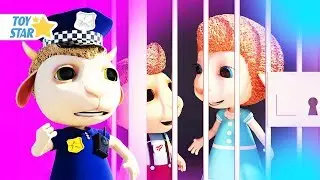 New 3D Cartoon For Kids ¦ Dolly And Friends ¦ Johny Police Jail Playhouse Toy #110