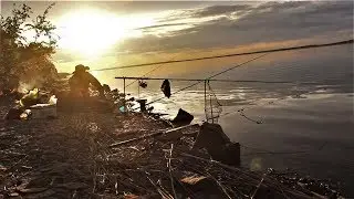 Рыбалка для души. Убийца карася. Донки. Закидушки. Жареный карасик на закате!