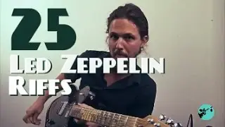 25 Led Zeppelin Riffs (In One Take)