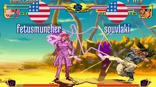 @jojobanr1: fetusmuncher (US) vs souvIaki (US) [JoJo HFTF jojoban Fightcade] Aug 26