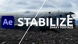 How to STABILIZE a SHAKY VIDEO in After Effects (if Warp Stabilizer fails!)