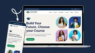 Build a Fully Responsive Educational Website with HTML, CSS, and JavaScript | Step-by-Step Tutorial
