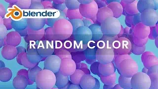 Create Random color in Blender