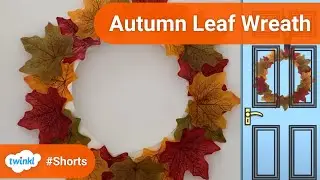 Autumn Leaf Wreath #shortsvideo #shorts