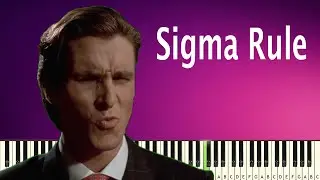 Sigma Rule - Polozhenie - PIANO TUTORIAL
