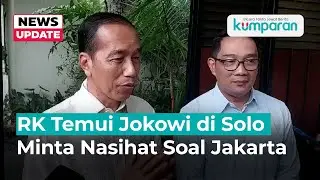 Ridwan Kamil Temui Jokowi di Solo: Minta Nasihat Soal Jakarta