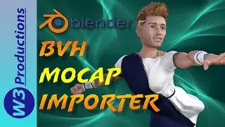 Blender BVH Importer - Blender Motion Capture Animation