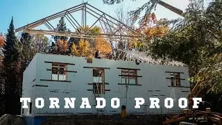 This STORM-PROOF Roof is SO STRONG | Building Our Own House!