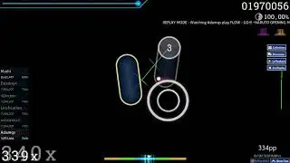 osu! | Adamqs | FLOW - GO!!! NARUTO OPENING MIX [Fighting Dreamers] +HD,DT 99.68% FC #1 523pp