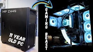 Upgrading my 11 year old PC into a GAMING BEAST with RTX 3090 | HP Z440 in a Corsair 6500X Case